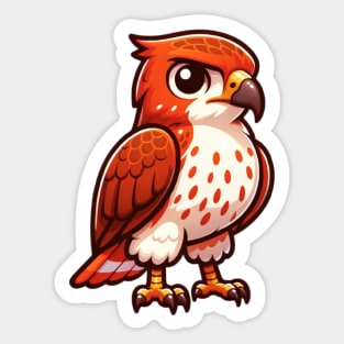 Red Tailed Hawk Sticker